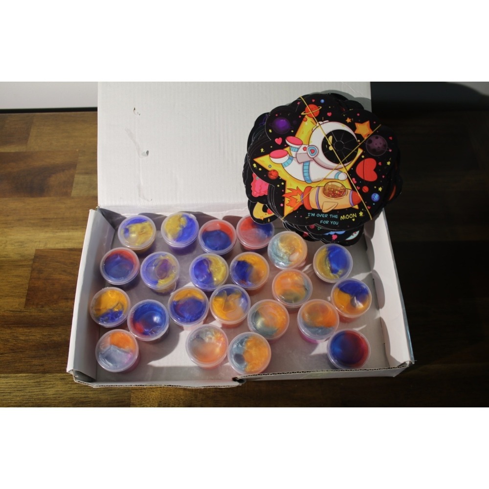 Space Themed Slime Party Favors